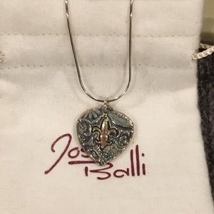 Heart of louisiana 2-tone pendant from Jose Balli